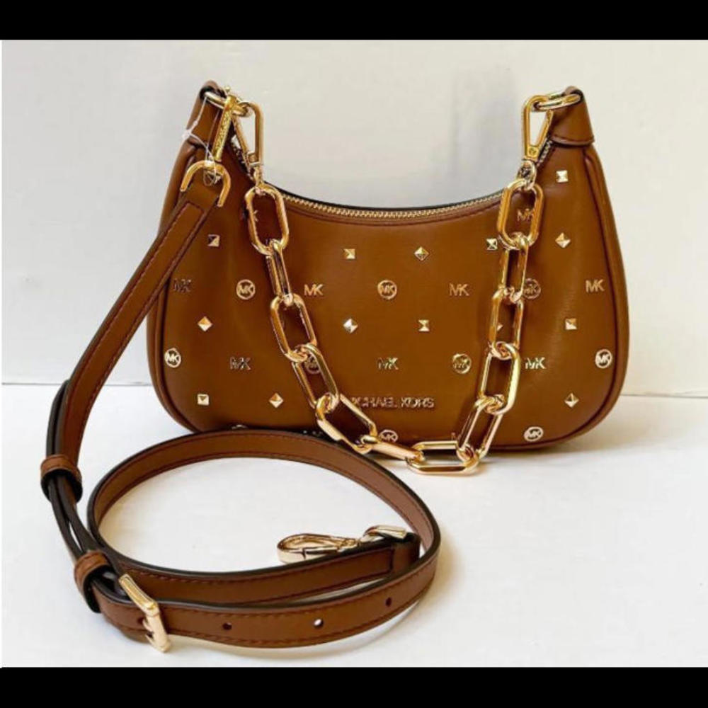 Michael Kors Cora Medium Zipper 2-in-1 Pouchette Hand Bag